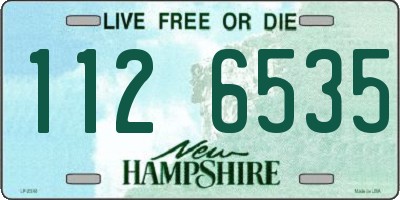 NH license plate 1126535