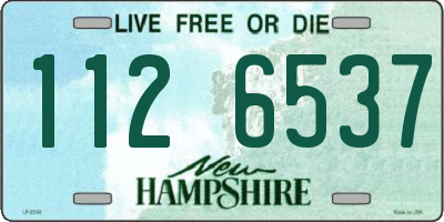 NH license plate 1126537