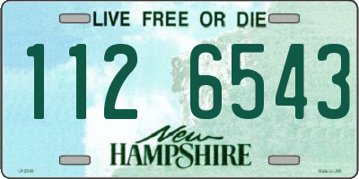NH license plate 1126543