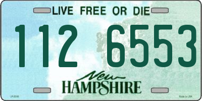 NH license plate 1126553