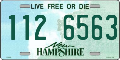NH license plate 1126563