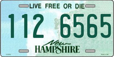 NH license plate 1126565