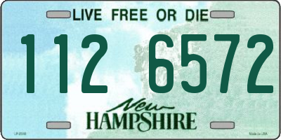 NH license plate 1126572