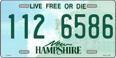 NH license plate 1126586
