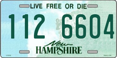 NH license plate 1126604