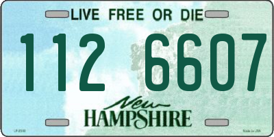 NH license plate 1126607