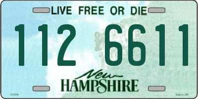 NH license plate 1126611