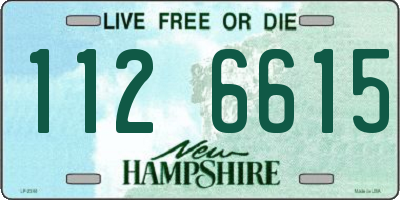 NH license plate 1126615