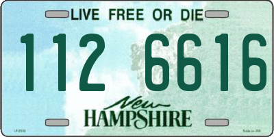 NH license plate 1126616