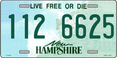 NH license plate 1126625