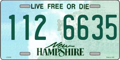 NH license plate 1126635