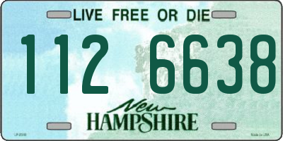 NH license plate 1126638