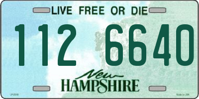 NH license plate 1126640