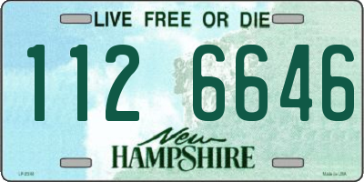 NH license plate 1126646
