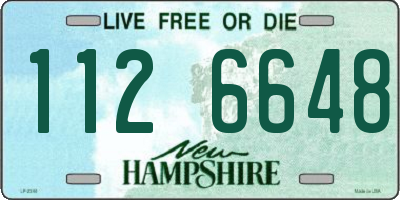 NH license plate 1126648