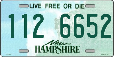 NH license plate 1126652