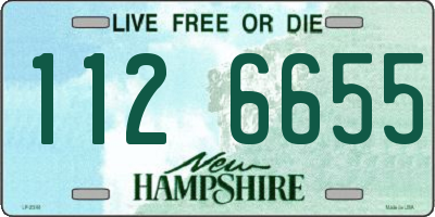 NH license plate 1126655