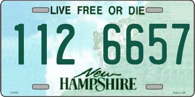 NH license plate 1126657