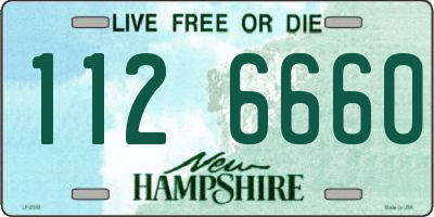 NH license plate 1126660