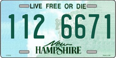 NH license plate 1126671