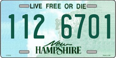 NH license plate 1126701