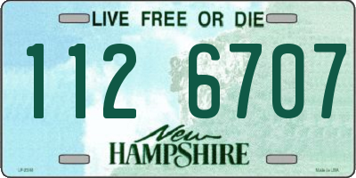 NH license plate 1126707