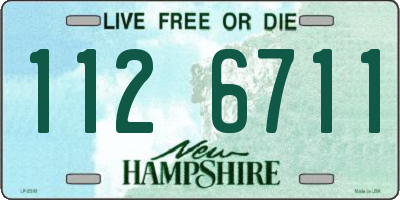 NH license plate 1126711