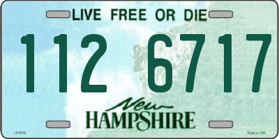 NH license plate 1126717