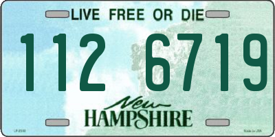 NH license plate 1126719