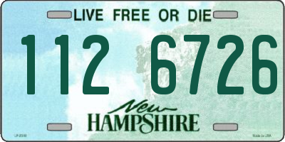 NH license plate 1126726