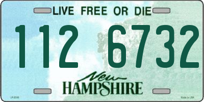 NH license plate 1126732
