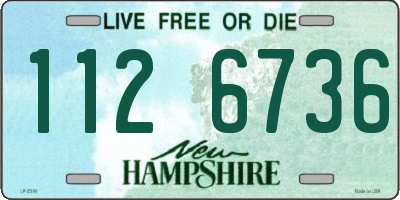 NH license plate 1126736