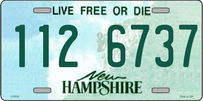 NH license plate 1126737