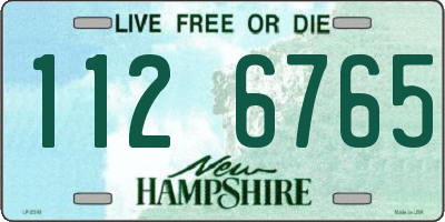 NH license plate 1126765