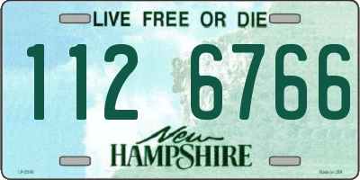 NH license plate 1126766