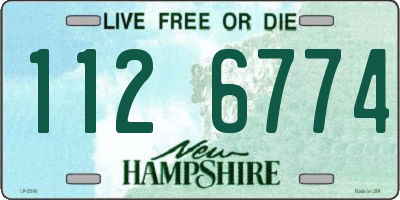 NH license plate 1126774