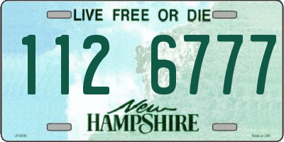 NH license plate 1126777