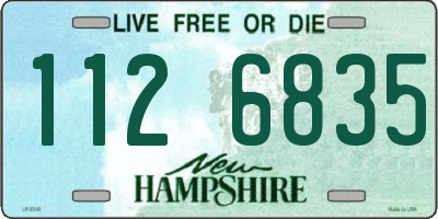 NH license plate 1126835