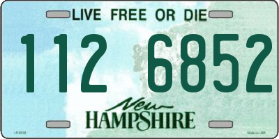 NH license plate 1126852