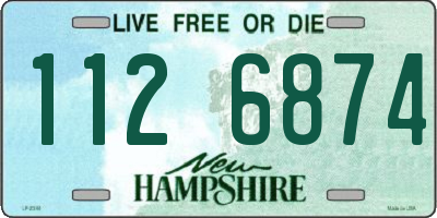 NH license plate 1126874