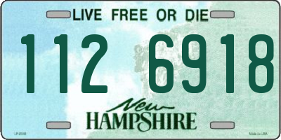 NH license plate 1126918