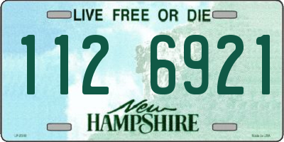 NH license plate 1126921