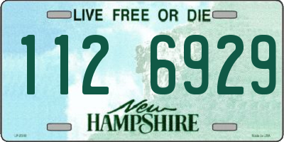 NH license plate 1126929