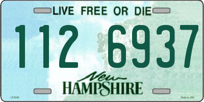 NH license plate 1126937