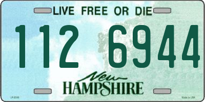 NH license plate 1126944