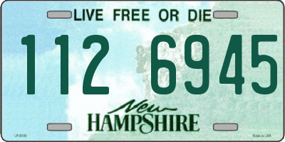 NH license plate 1126945