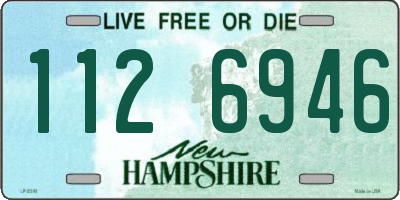 NH license plate 1126946