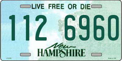 NH license plate 1126960