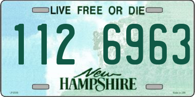 NH license plate 1126963