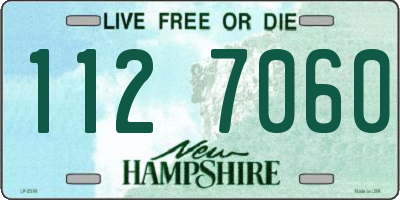 NH license plate 1127060